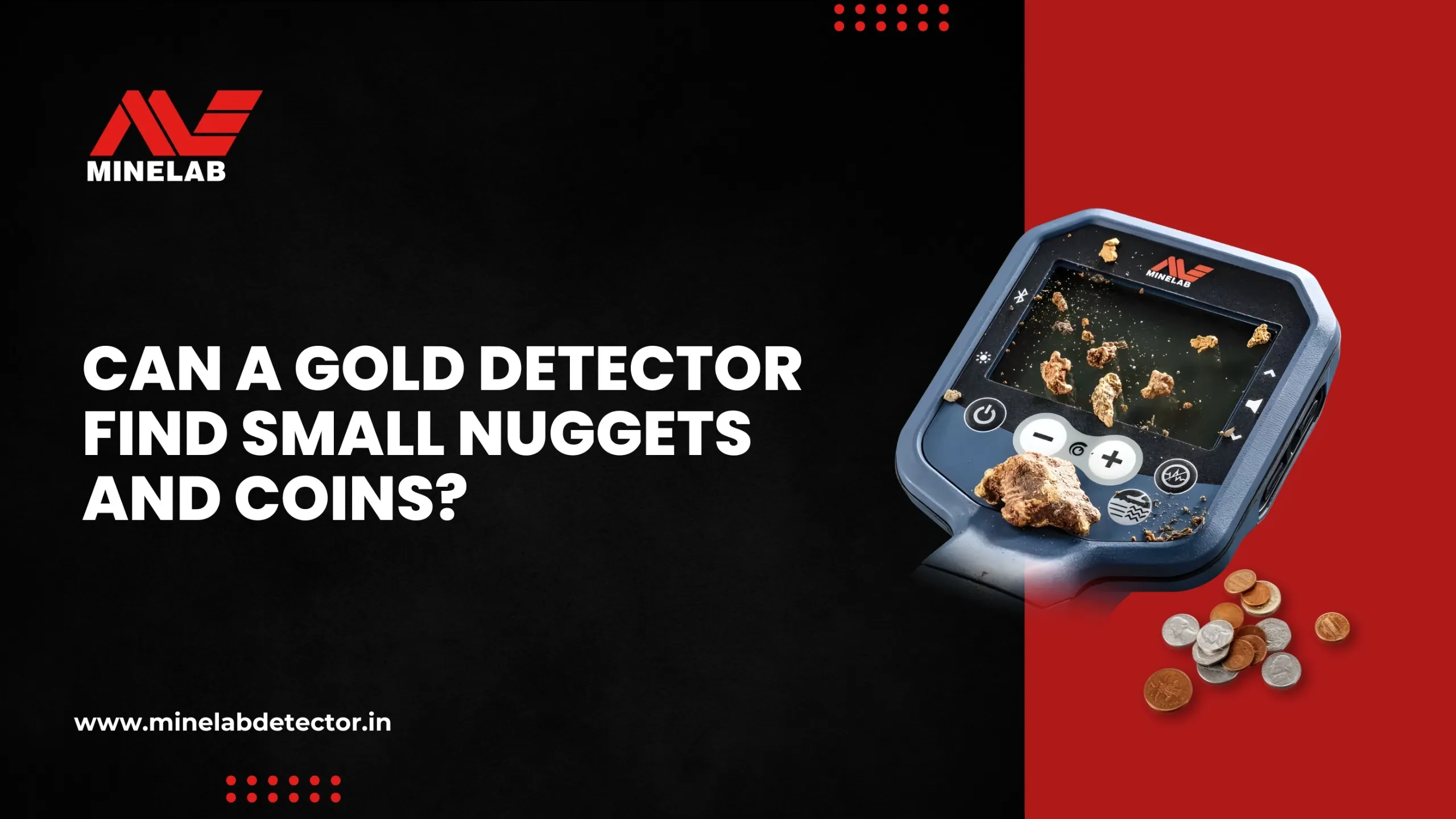 can a gold detector find small nuggets and coins