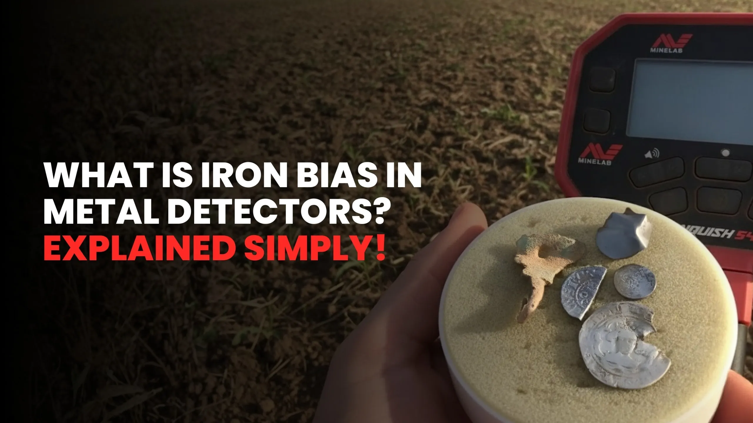 what is iron bias in metal detectors explanied simply