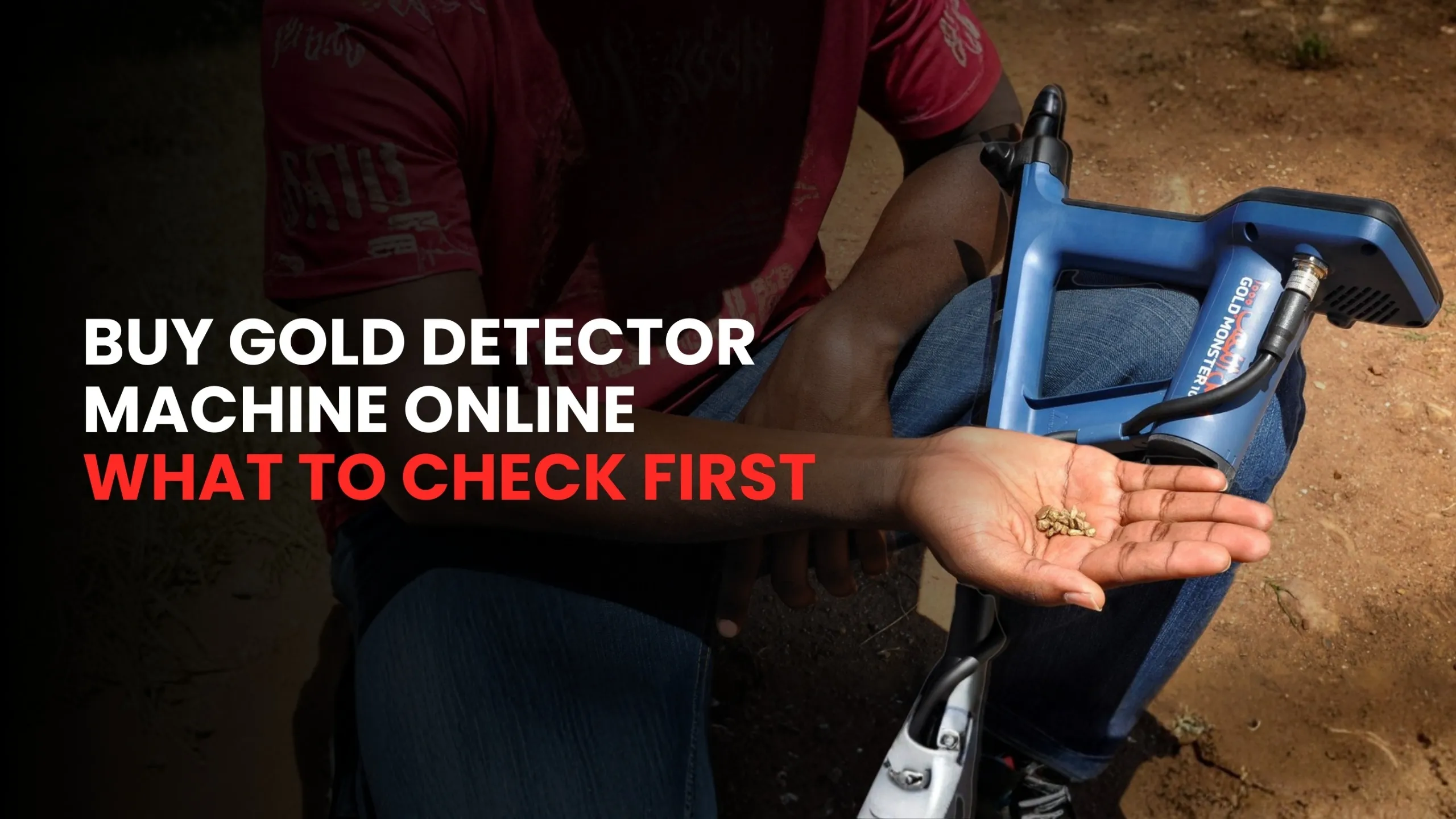 buy gold detector machine online